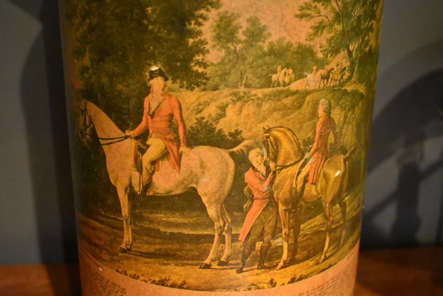 Porte parapluies ou porte cannes en tôle peinte