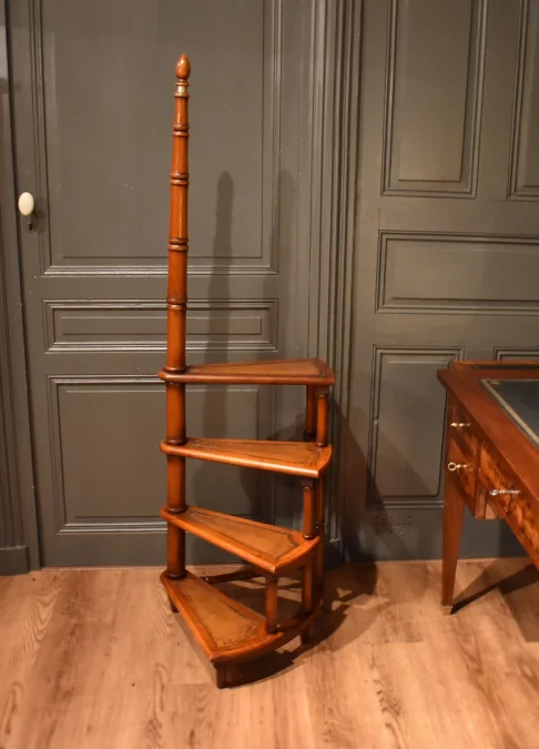 Grand escabeau de bibliothèque