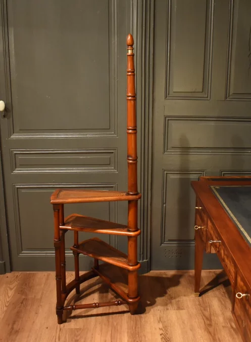 Grand escabeau de bibliothèque