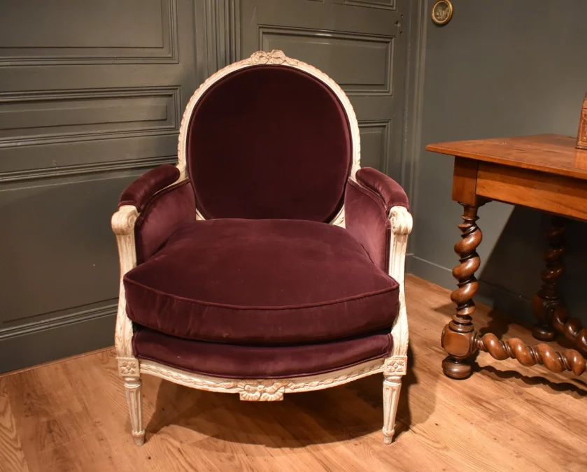 Bergère de style Louis XVI