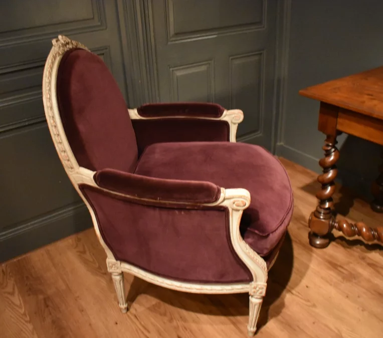 Bergère de style Louis XVI