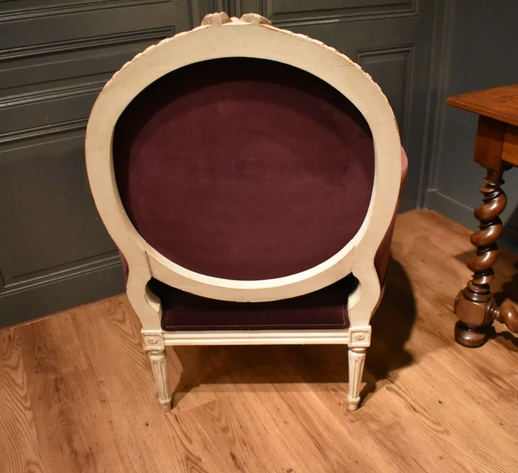 Bergère de style Louis XVI