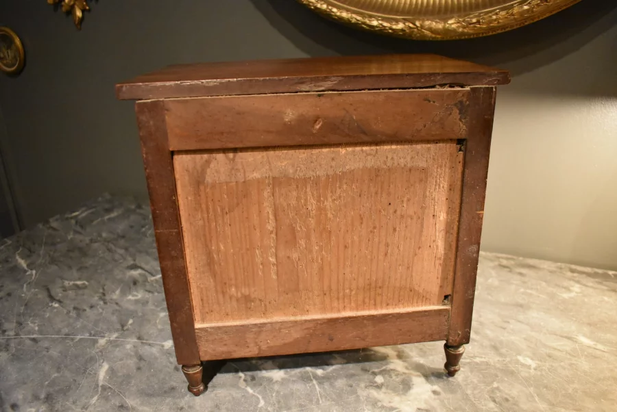 LOUIS XVI STYLE MINIATURE CHEST OF DRAWERS