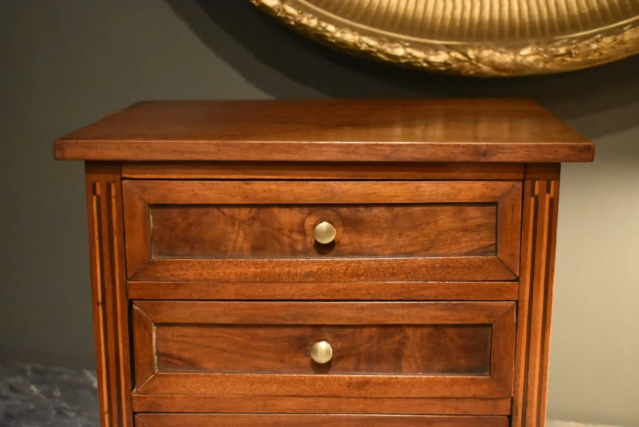 LOUIS XVI STYLE MINIATURE CHEST OF DRAWERS