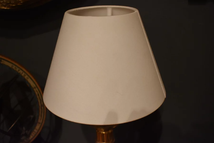 Lampe en bronze doré