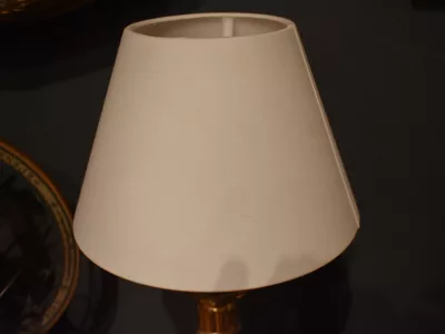 Lampe en bronze doré