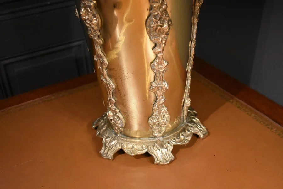 Porte parapluies ou porte cannes en laiton