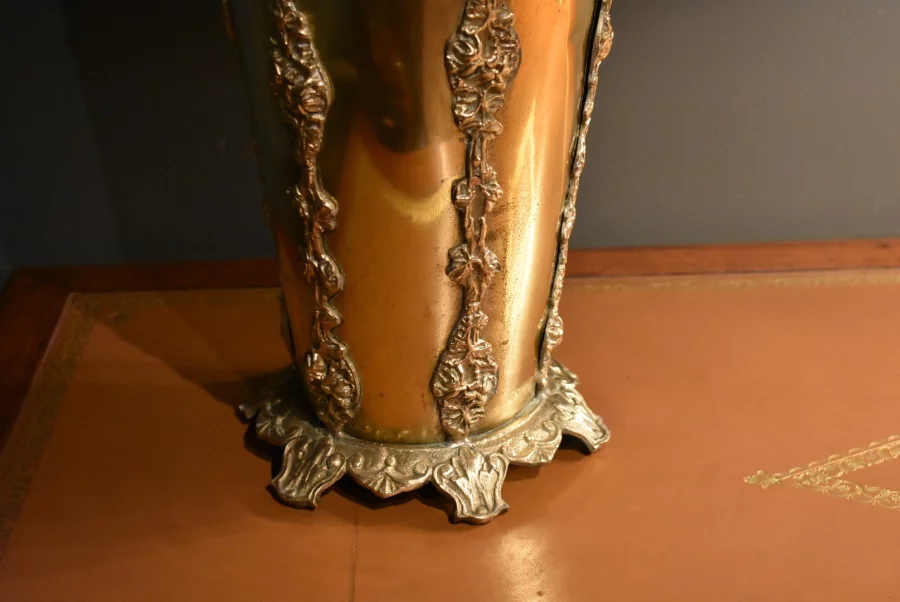 Porte parapluies ou porte cannes en laiton