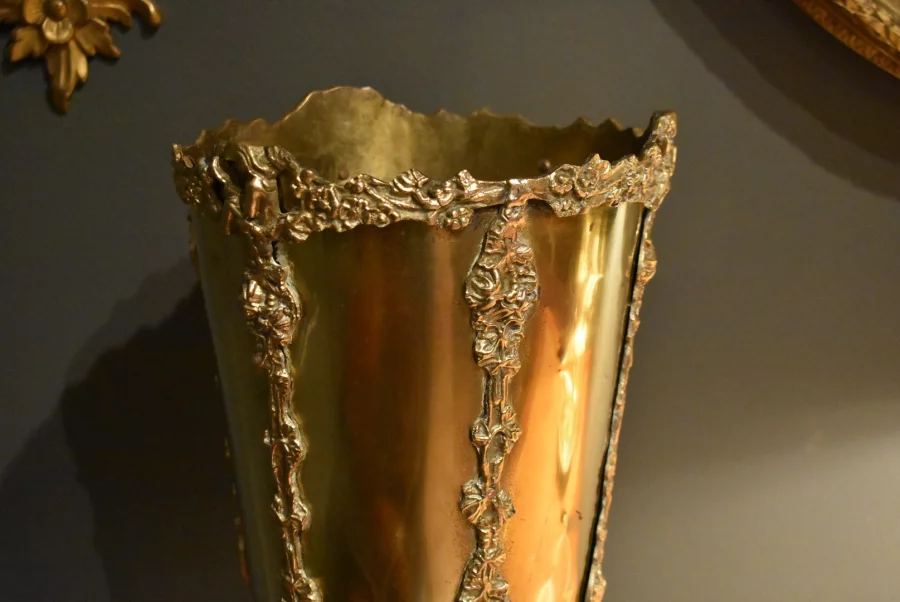 Porte parapluies ou porte cannes en laiton