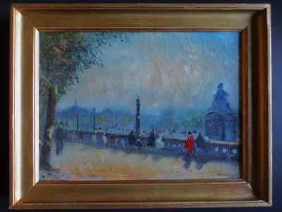 OIL ON CANVAS 签名 C. GASPARINI