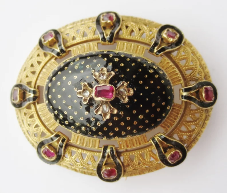 法式修复时期胸针