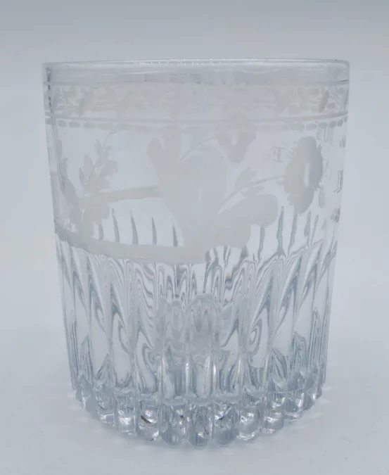 Verre début du XIXe siècle.