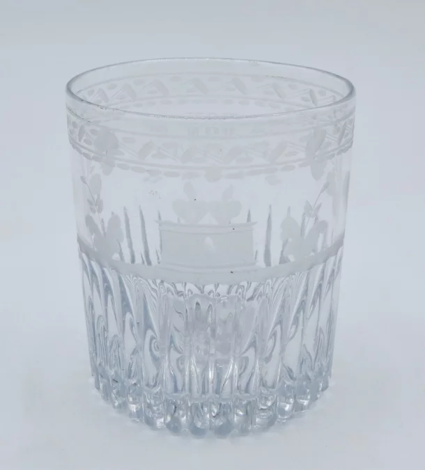 Verre début du XIXe siècle.