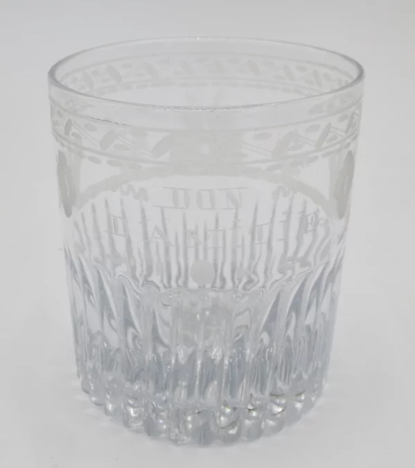 Verre début du XIXe siècle.