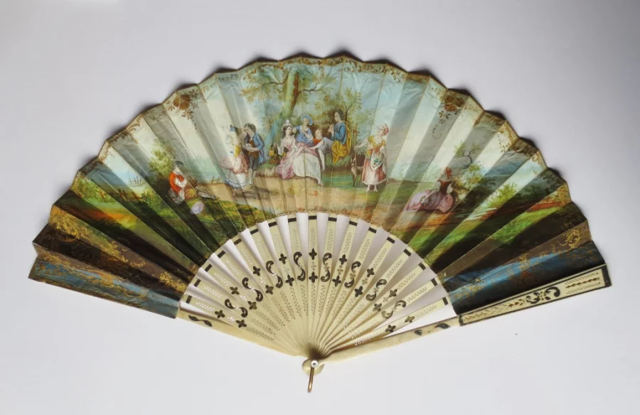 Éventail, deuxième moitié du XVIIIe siècle.