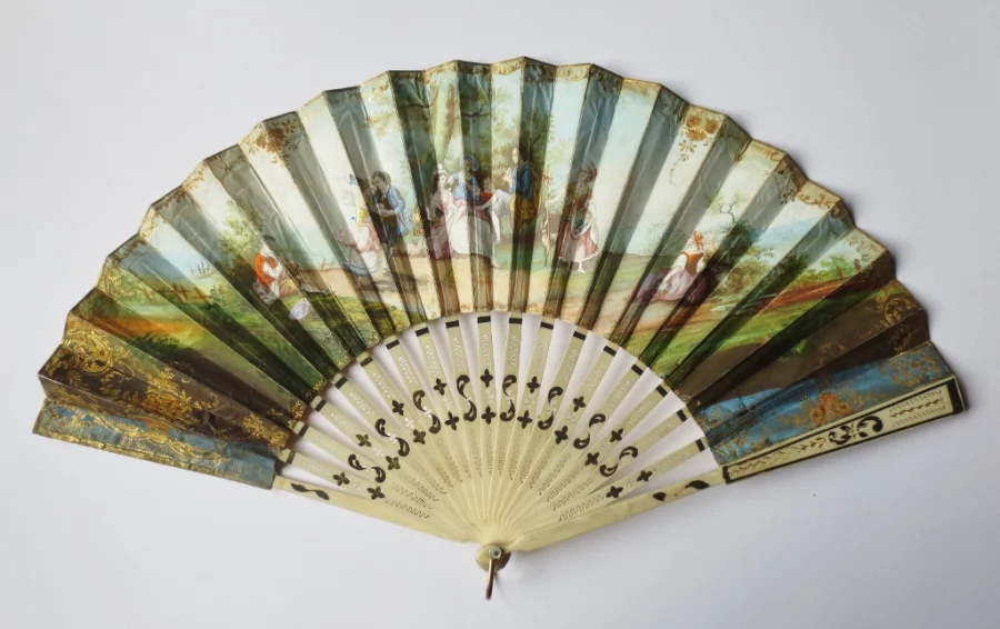 Éventail, deuxième moitié du XVIIIe siècle.