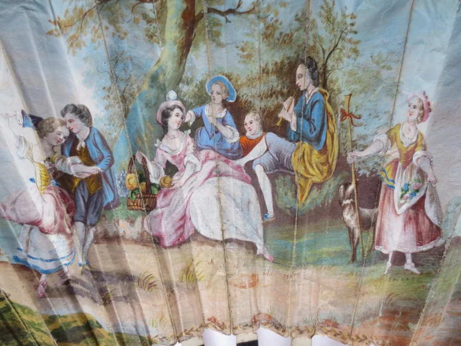 Éventail, deuxième moitié du XVIIIe siècle.