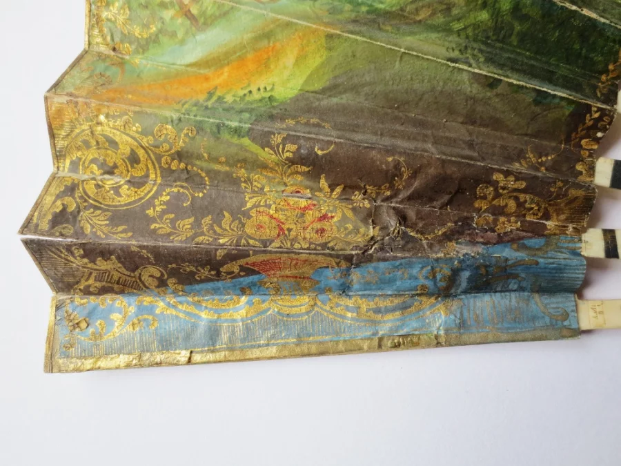 Éventail, deuxième moitié du XVIIIe siècle.