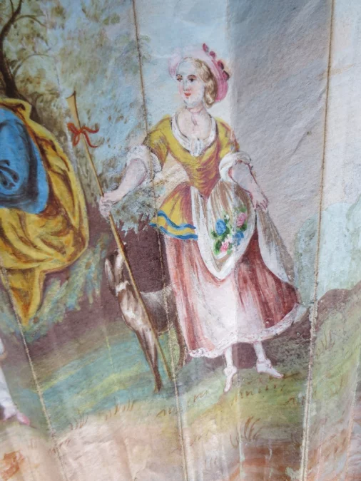 Éventail, deuxième moitié du XVIIIe siècle.