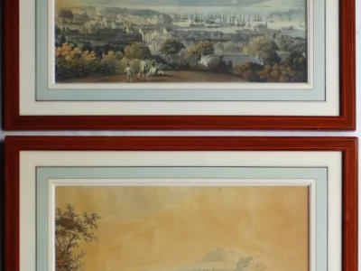 爱丁堡和格林诺克的版画