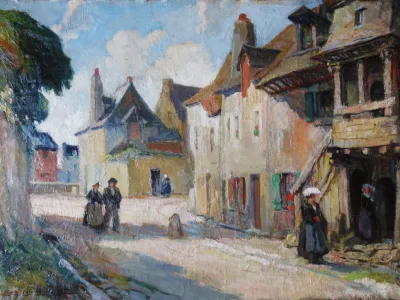 由 Albert FERNAND-RENAULT 签名的绘画