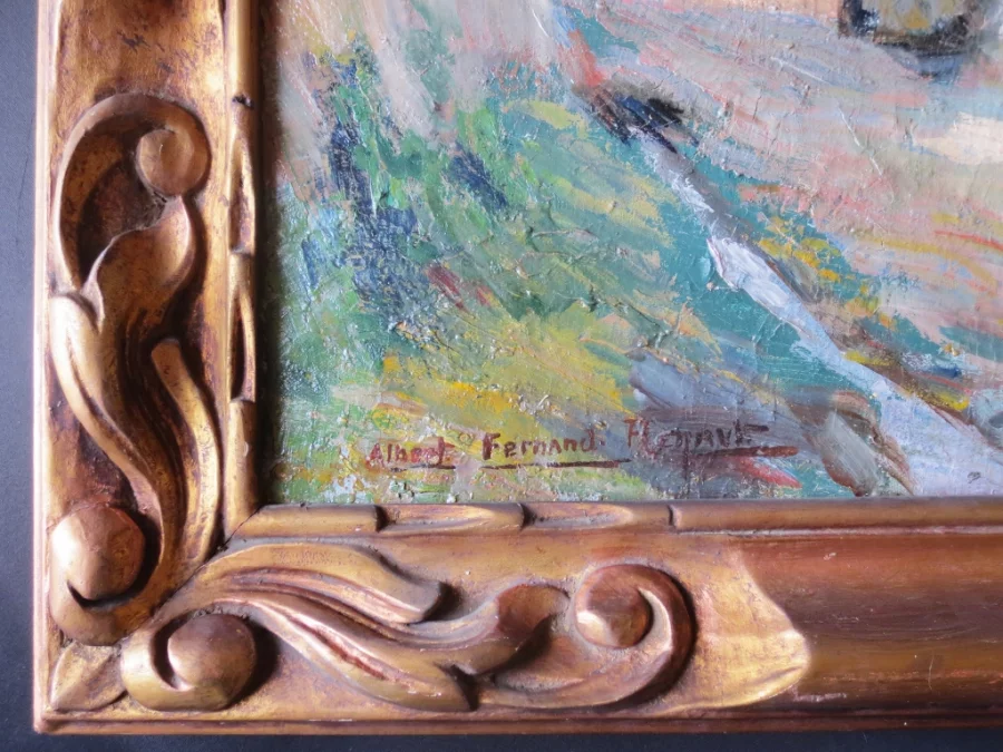 由 Albert FERNAND-RENAULT 签名的绘画