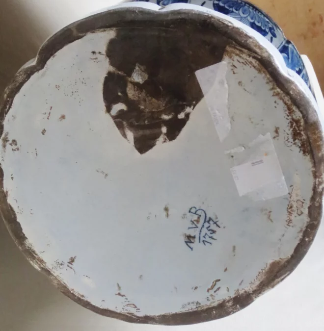 代尔夫特彩陶灯