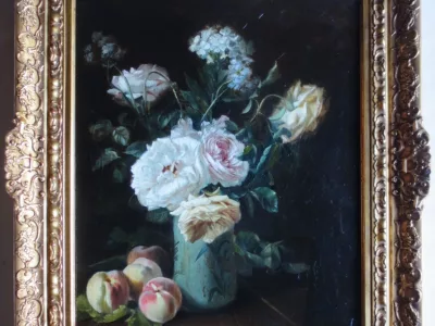 Bouquet signé C. Gontier, XIXe siècle.