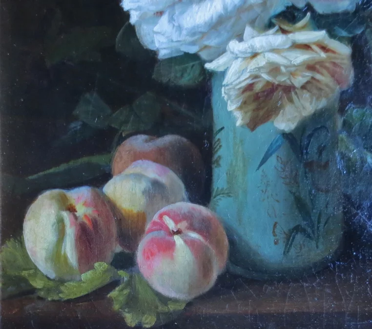 Bouquet signé C. Gontier, XIXe siècle.