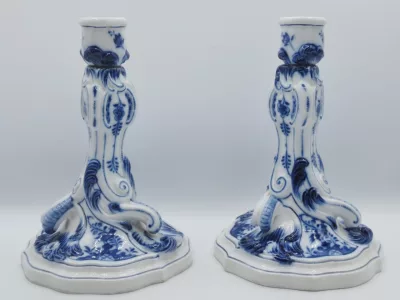 VELAS DE PORCELANA MEISSEN