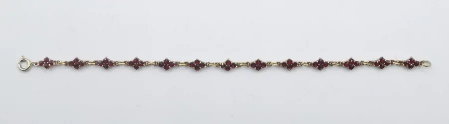 镀金石榴石项链