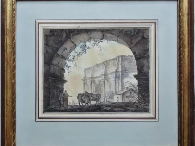 Arc de Constantin, Rome, suiveur d' Hubert Robert.