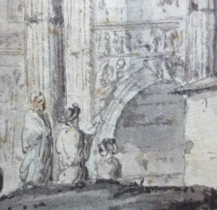 Arc de Constantin, Rome, suiveur d' Hubert Robert.