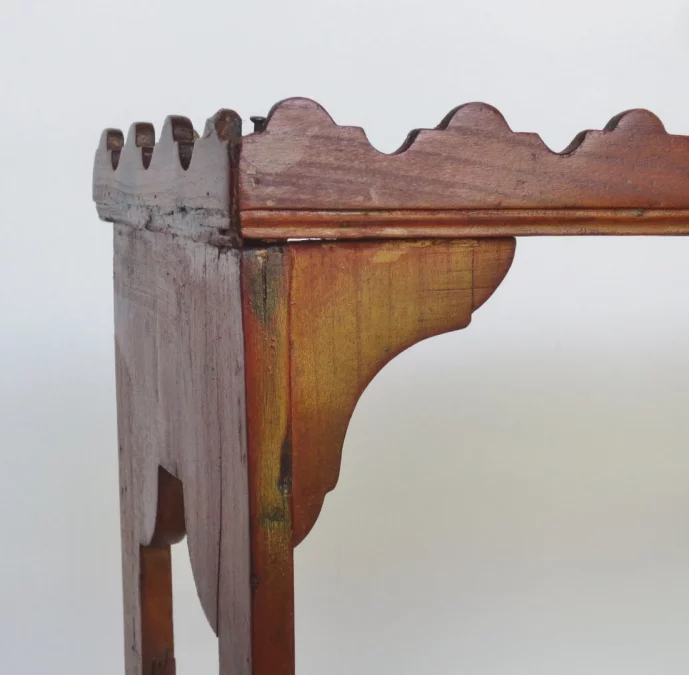 Étagère murale, XVIIIe siècle.