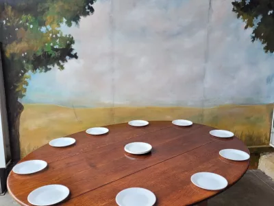 十九世纪橡木桌