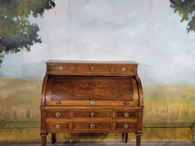 LOUIS XVI-ZEITRAUM ZYLINDER-SCHREIBTISCH
