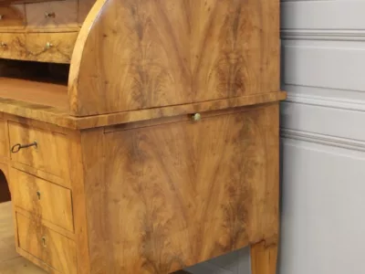 FRENCH RESTAURATION PERIOD CYLINDER TOP DESK