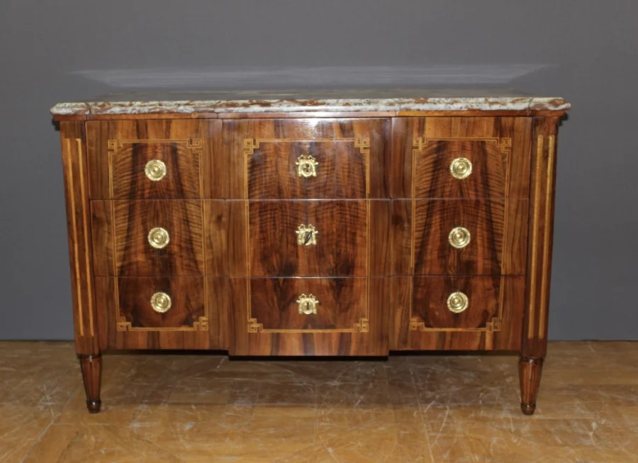 Commode  Louis XVI Suisse fin XVIII