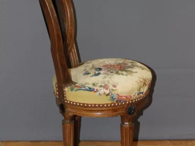 Suite Of Six Louis XVI Chairs In Walnut Late XVIII