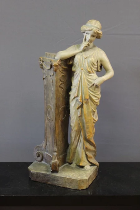 EARTHENWARE STATUETTE