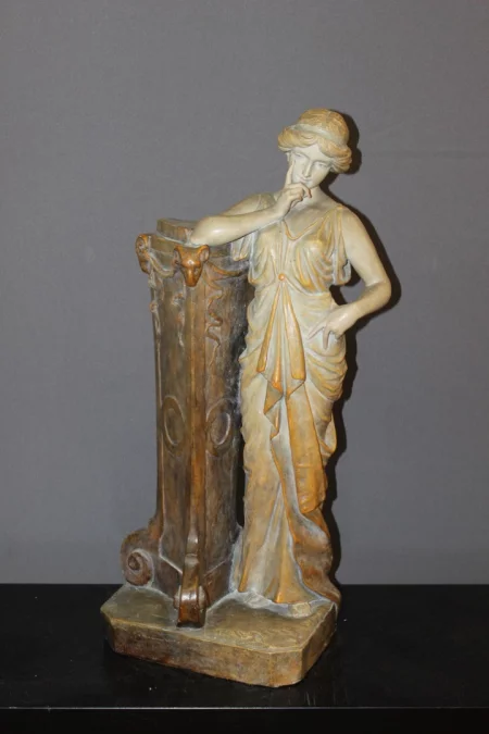 EARTHENWARE STATUETTE
