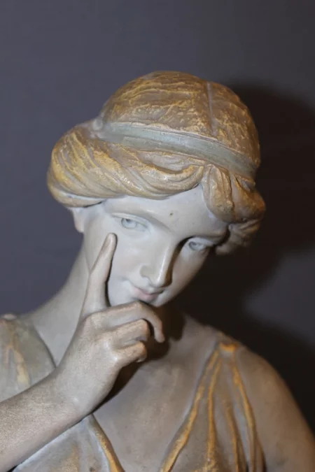 EARTHENWARE STATUETTE