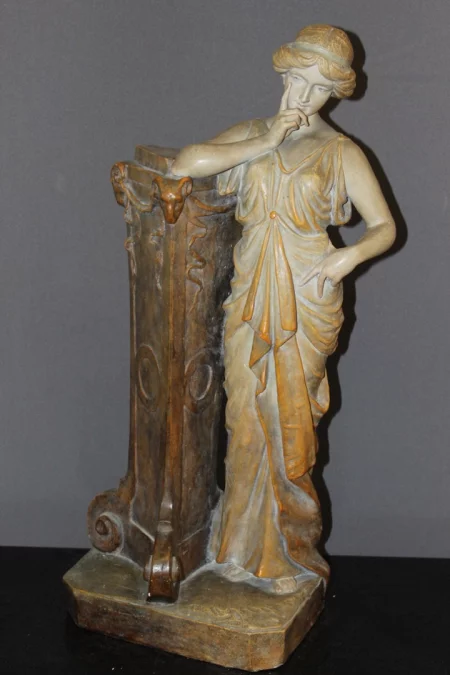 EARTHENWARE STATUETTE