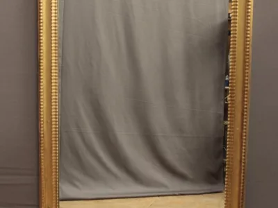 Miroir doré d'époque Restauration XIX