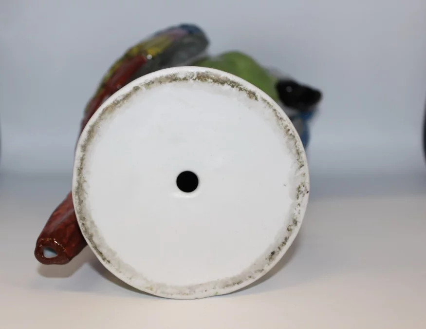 Perroquet En Porcelaine Dans Le Goût De Meissen XX