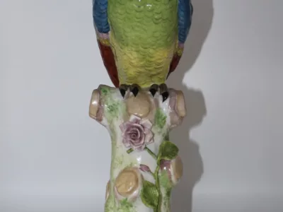 Perroquet En Porcelaine Dans Le Goût De Meissen XX