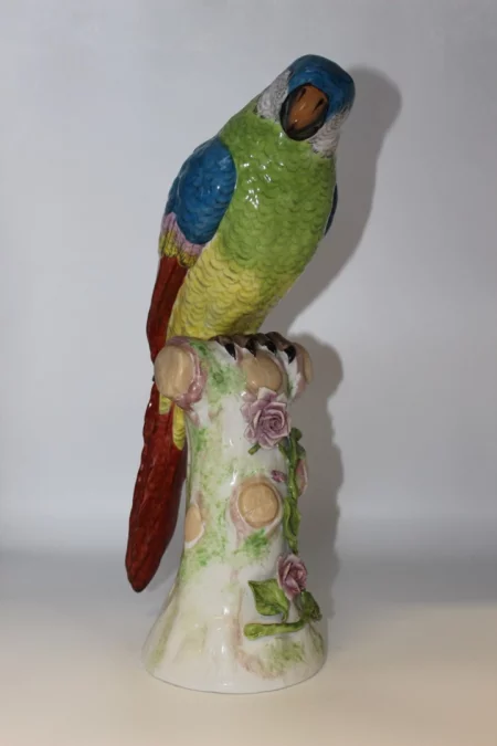 Perroquet En Porcelaine Dans Le Goût De Meissen XX