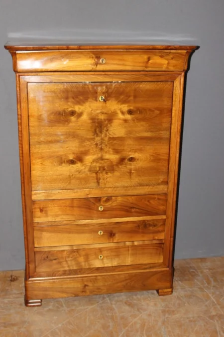 Secrétaire Louis Philippe En Noyer XIX