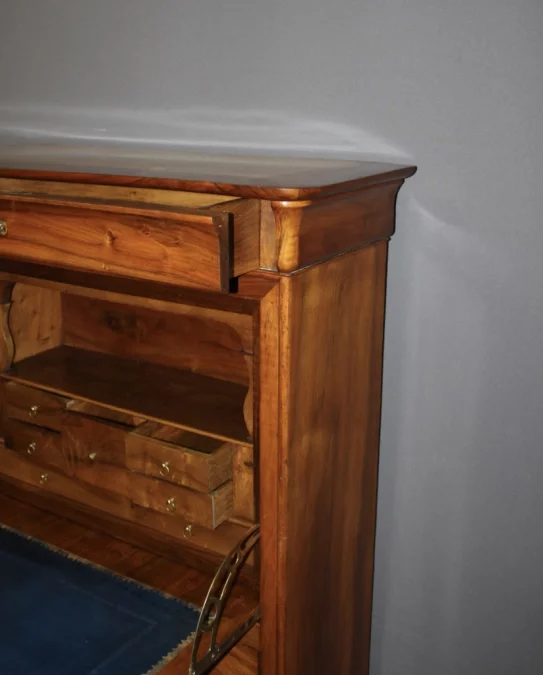 Secrétaire Louis Philippe En Noyer XIX