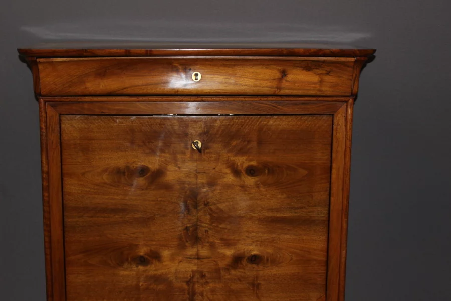Secrétaire Louis Philippe En Noyer XIX